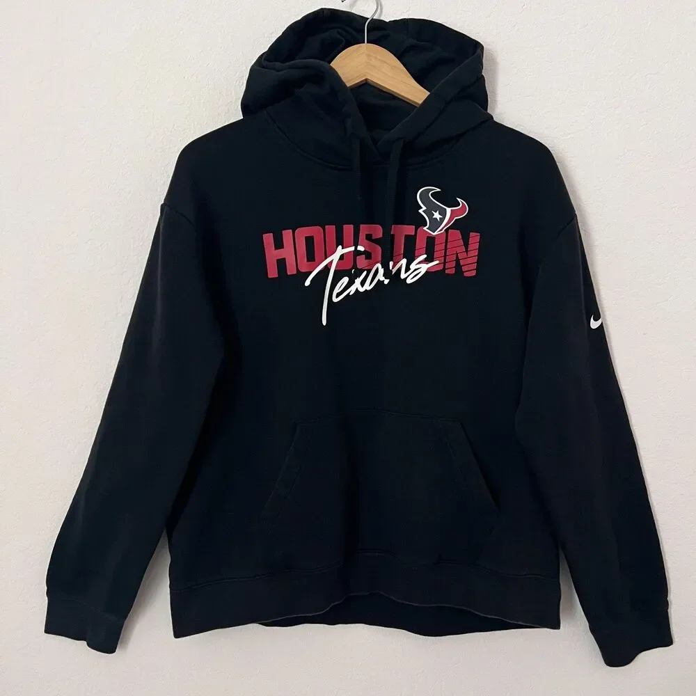Nike NFL Houston Texans Women's Pullover Hoodie Sweatshirt Black L